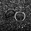 8/10/12/14/16/18/20mm Stainless Steel Huggie Hoop Earrings for Women Men