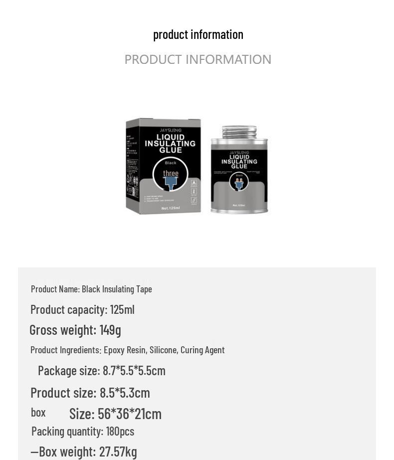 Jaysuing Transparent Waterproof High-Temp Resistant Durable Liquid Gel