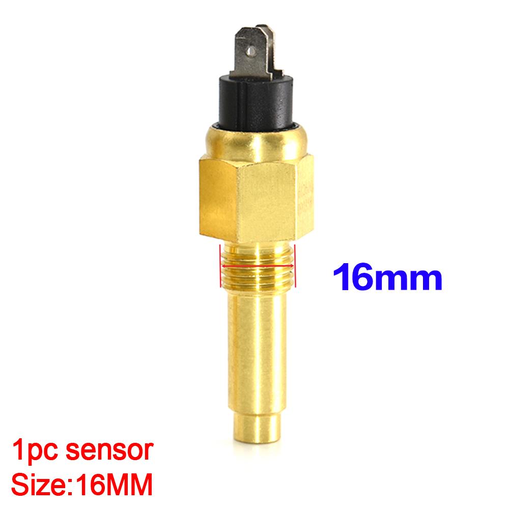 

HD 2 52MM датчик температуры воды 12 В / 24 В автомобильный индикатор температуры воды для лодки морской автомобиль мотоцикл датчик адаптер 26-40 мм