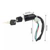 1 Set Universal Motorcycle Start The Ignition Switch Lock Key With Bracket For Most 50cc 70cc 90cc 110cc 150cc Accessories