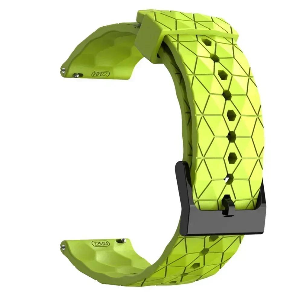 22mm Watch Silicone Strap For Suunto Vertical Sports Silicone Wristband For Suunto 9 Peak Pro/Suunto5 Bands Replacement Bracelet