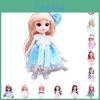 Delightful 6.6in Princess Doll With Movable Joints Mini Model Toy Kids Birthday Present
