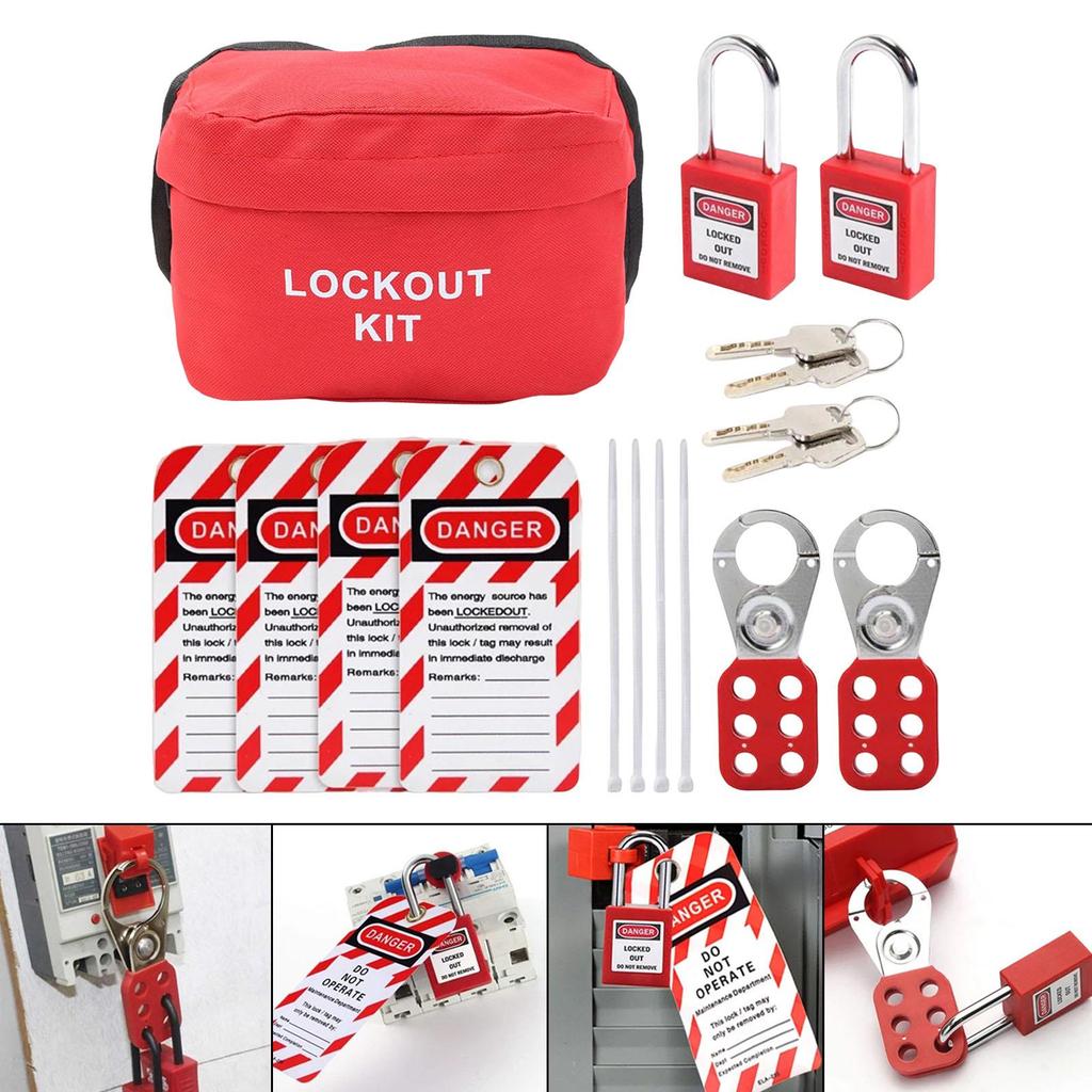 Electrical Lockout - Hasps, Clamp On and Universal Multipole Circuit Breaker