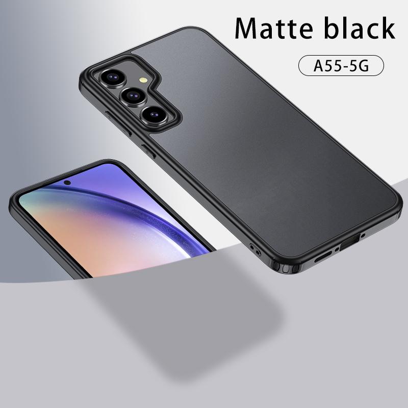For Samsung Galaxy A55 5G Phone Case PC+TPU Drop Protection Cover Raised Bezel