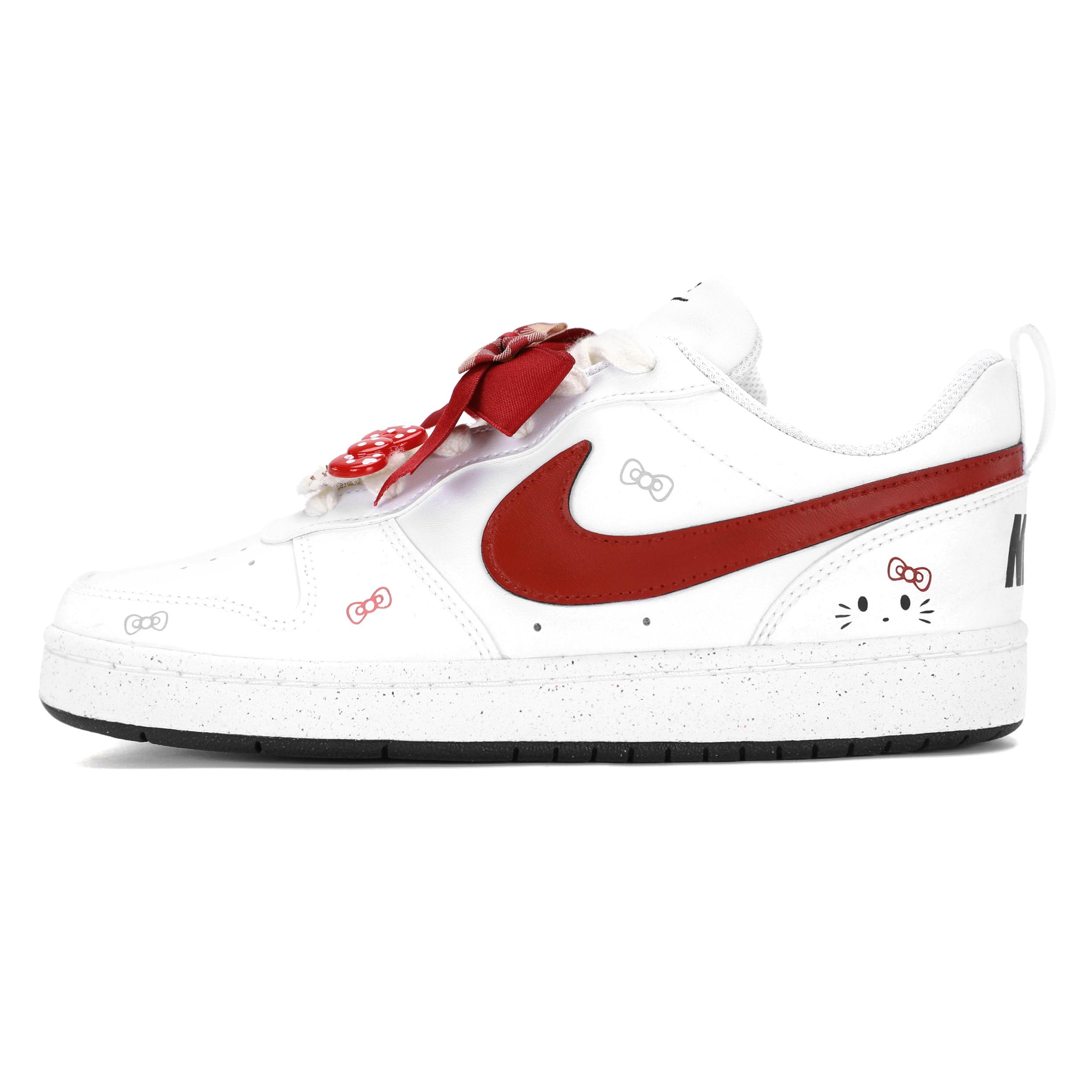 

Nike Court Borough Abrasion Resistant Lightweight Slip Resistant Low top Skateboard Shoes Women s Red White DV5456-104(Team18-) 35.5