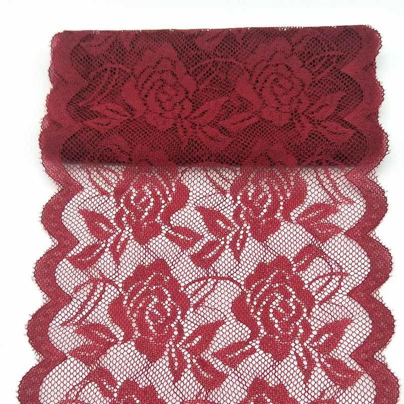 Clothes Lace Skirt Width 15cm Rose-shaped Lace Soft Elastic Accessories Curtains, Door Curtains DIY Apparel Sewing Supplies
