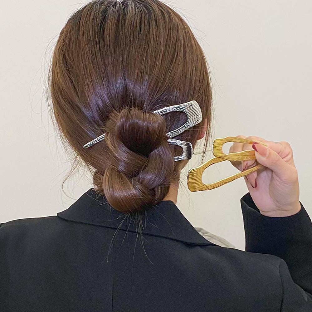 

Tool Ancient Headwear Summer Metal Hairpin U Shaped Hairpin Ancient Style Hairpin Hanfu Hair Sticks 13cm
