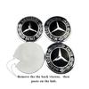 C200 E200 New 2025 For Mercedes Benz 75mm Car Wheel Hub Emblem Sticker for Mercedes Benz W203 W204 W205 W209 W210 W211 W212 W176