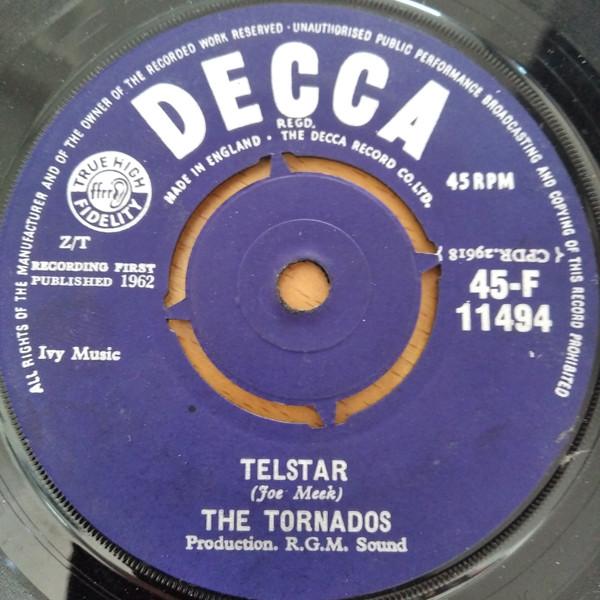 

7inch Record TORNADOS Telstar 45F11494 Decca UK Dance Electronica Used