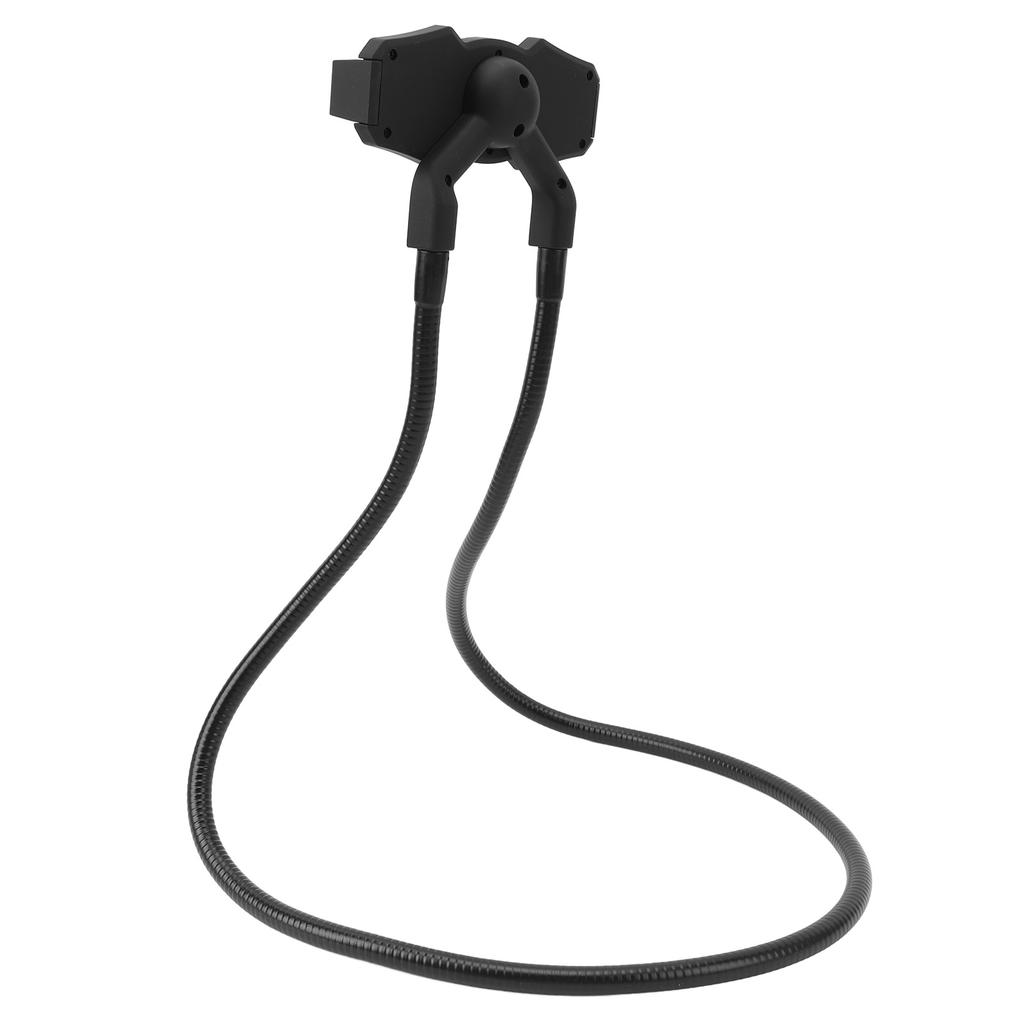 Neck Phone Holder 360 Degree Rotating Hands Free Bendable Gooseneck Phone Tablet Stand for Selfie Live Streaming