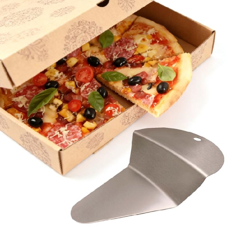 Pack of 2 Easy Cleaning Nonrust Steel Spatulas Pie Servers Produced for Cooking Baking Offering Wide Front Utility