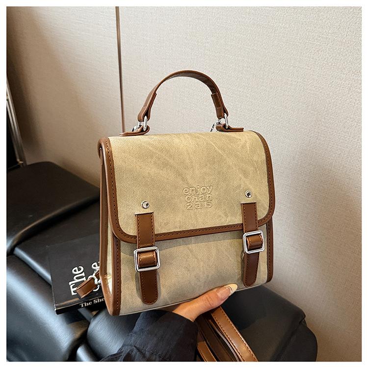 College-Stil Retro-Rucksack Modehandtasche Damen Nische Großer Fassungsvermögen Rucksack