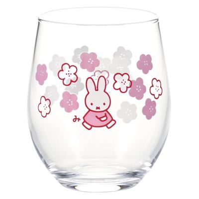 Dick Bruna Glas Kühlung Unter Sanfte Blume Hergestellt in Produktnummer 418108 "Miffy" Becher, ca.. 260ml, Glas, Farbwechsel 17°C, Design, Japan,