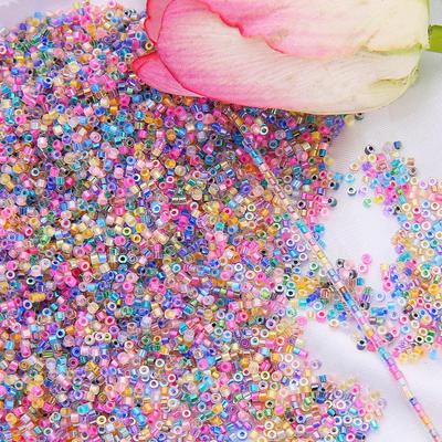 2mm 1000 pz Colore Della Miscela Piccolo Cristallo Ceco Perline di Vetro Perline Allentate Del Distanziatore Per I Bambini Gioielli FAI DA TE Che Fanno Accessori