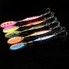 5Pcs 8.5CM/9G Inkfish Spinner Blade Lure with Hook Metal Spinnerbait Rotating Lure Freshwater Crap Bass Pike Walleye Fishing Accessories