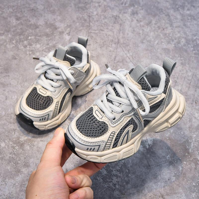 Children's Non-Slip Mesh Sports Shoes - Spring & Autumn 2025 Collection