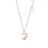 Mariel Pearl Heart Necklace (Jjljni4Bf387Sr420)
