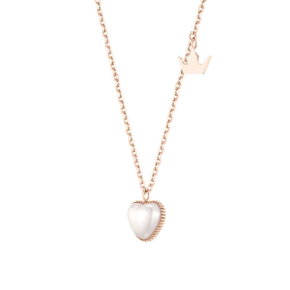 Mariel Pearl Heart Necklace (Jjljni4Bf387Sr420)