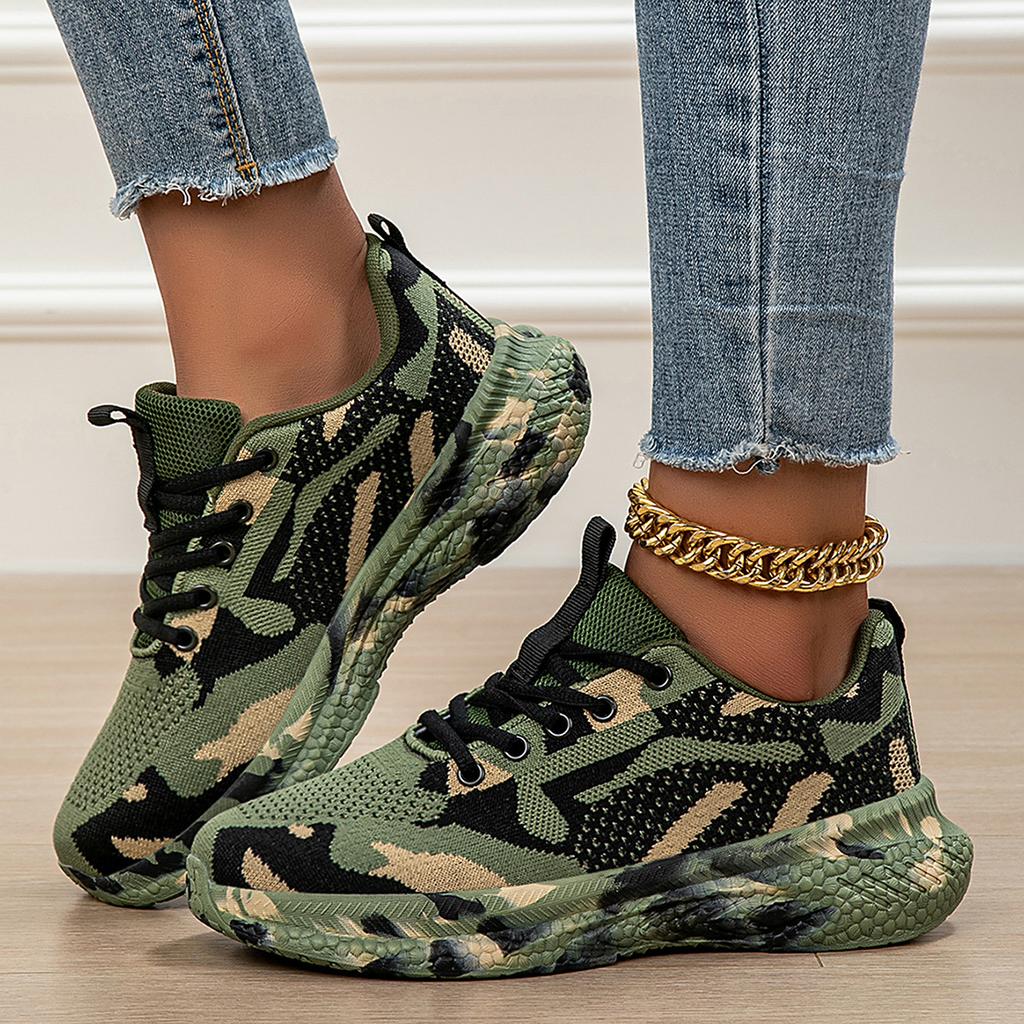 Large size camouflage shoes women's summer outdoor sports mountaineering student army training shoes mesh training shoes