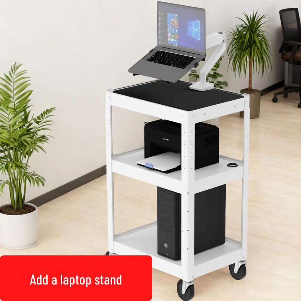 Mobile Four-Wheel Workbench: Computer & Diagnostic Laboratory Trolley