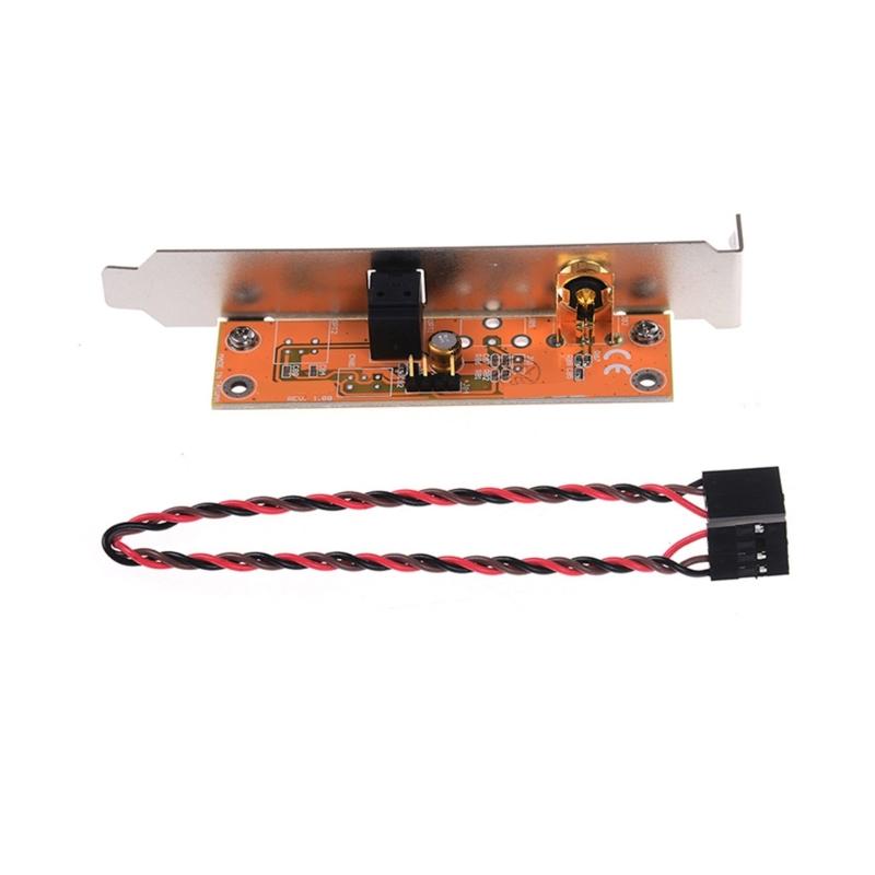 24Bit 192KHz Enkel Installation SPDIF Fäste Optiskt Portfäste För Ljudöverföringstillbehör