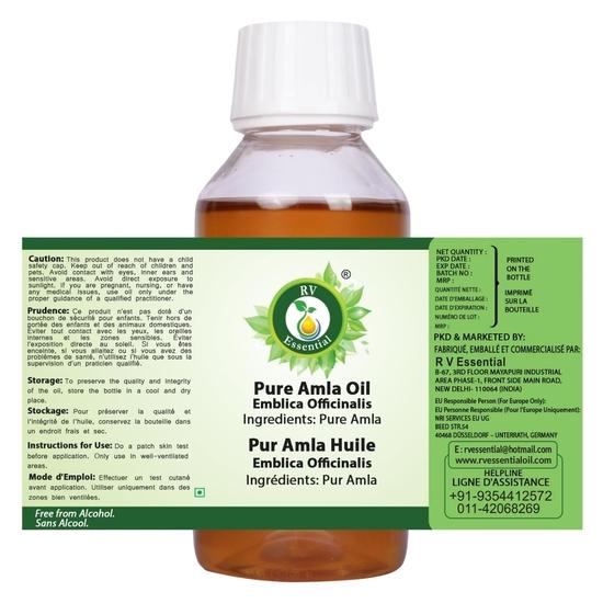 R V Essential Emblica Officinalis Pure Amla Oil 100ml