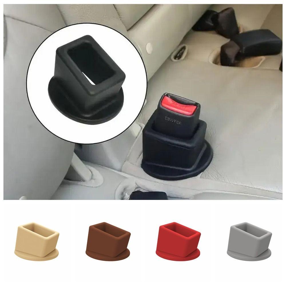 New Silicone Car Seat Belt Buckle Cover Anti-collision Anchor Car Seat Belt Protection Cover Safety Belt Cover Vehicle Safety