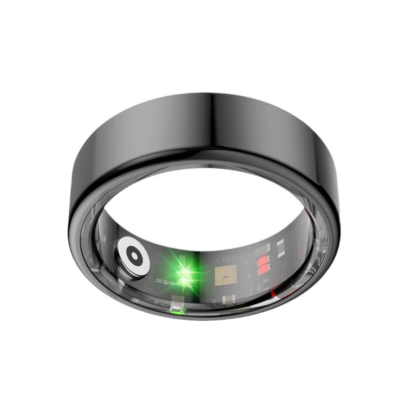 Bluetooth Smart Ring: Monitors Blood Oxygen, Heart Rate, Sleep, Steps, and Is Waterproof.