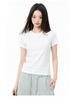 Women's Summer Cotton Three-Protection Short Sleeve T-Shirt: Waterproof, Oil-Proof, Stain-Proof