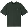 Logo Crew Neck Short Sleeve T-Shirt Men Tops Dark-Green K2S152100025S0115-V005E