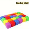 15 Random Pieces, Colorful Squishy Cubes, Tpr Slow-Rebound Stress-Relief Toys