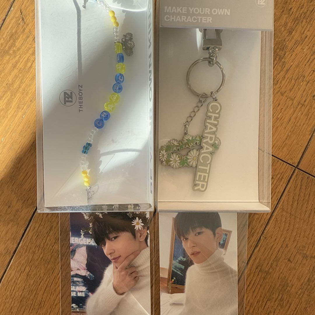

[USED] the boyz bracelet key ring juyeon trading card kingdom md
