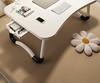 Foldable Bedside Desk Laptop Table: Student Dormitory Writing Desk & Small Table