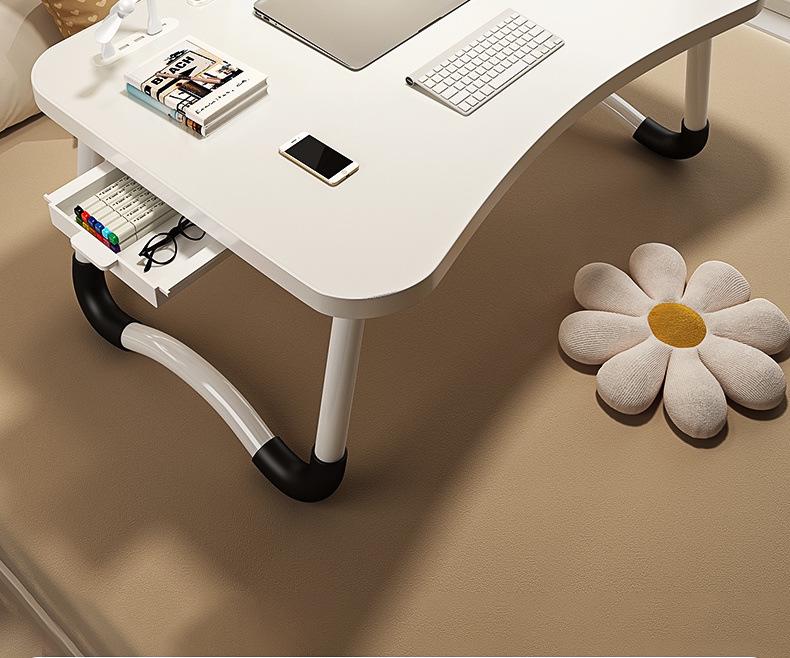 Foldable Bedside Desk Laptop Table: Student Dormitory Writing Desk & Small Table