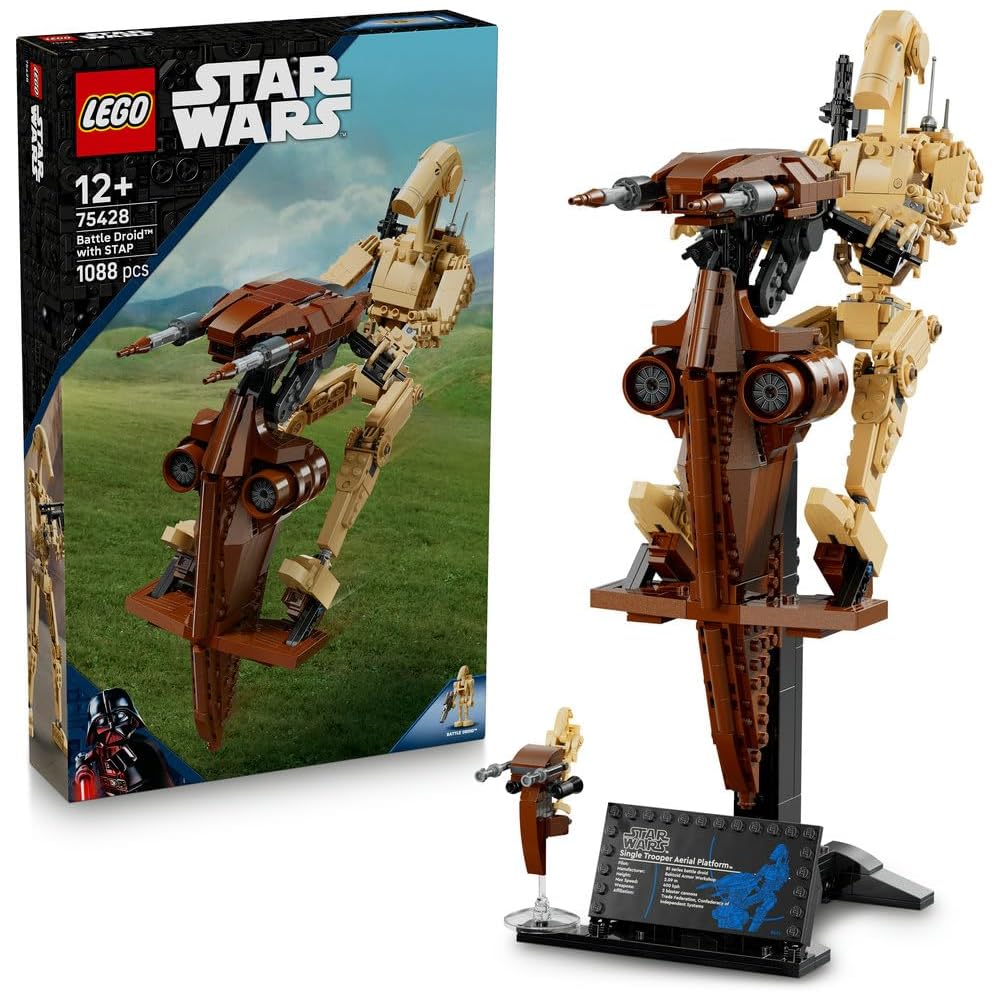 LEGO Star Wars Battle Droid with STAP Building Set Toy for Kids Ages 12-14