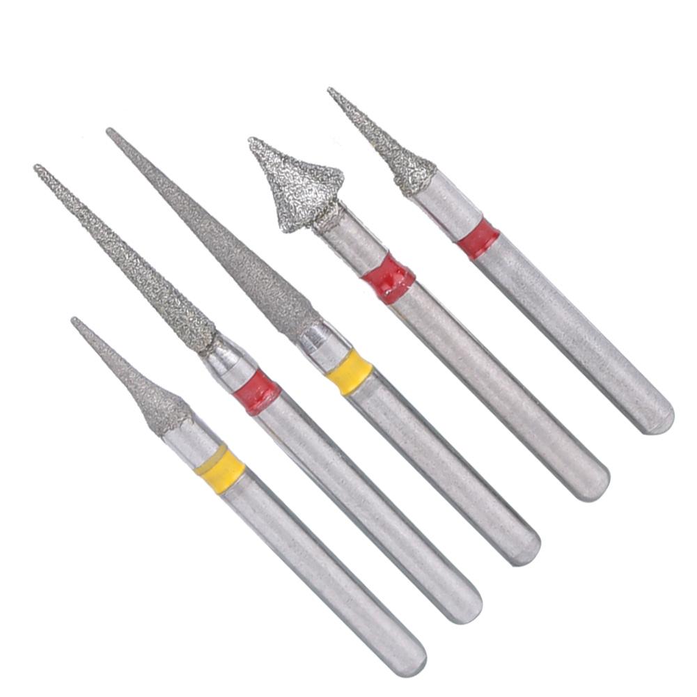 5pcs Dental High Speed Diamond Burs Orthodontic Interproximal Enamel Set Dentist Tools Lab