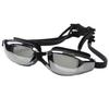 Shenyu Anti-Fog HD Swim Goggles Set: Includes Electroplated Goggles, Silicone Nose Clip, Earplugs, and PU Swim Cap.