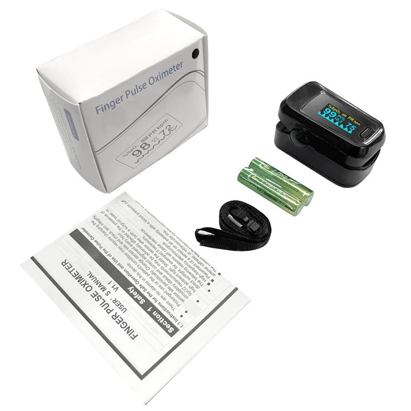 Portable OLED Finger Clip Pulse Oximeter - OLEDC101A2 Oxygen Saturation & Blood Oxygen Monitor