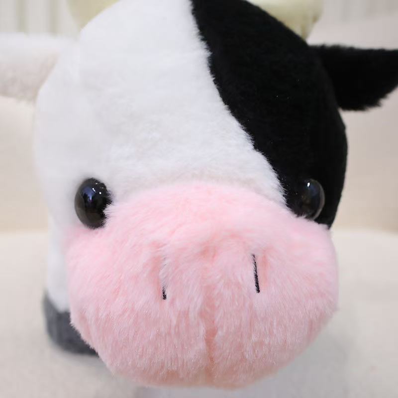 32cm Ranch Cow Doll Simulation Plush Toy Handmade Doll Cartoon Anime Cute Pillow Cushion Home Decoration Children's Birthday