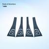 For Tesla Model 3 Highland Model Y Juniper Door Switch Button Decorative Protective Sticker