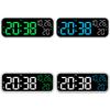 1Pc Simple and Stylish Multifunctional Led Alarm Clock with Temperature Display, Suitable for Bedroom and Living Room, Bedside Clock, 9inch Clock