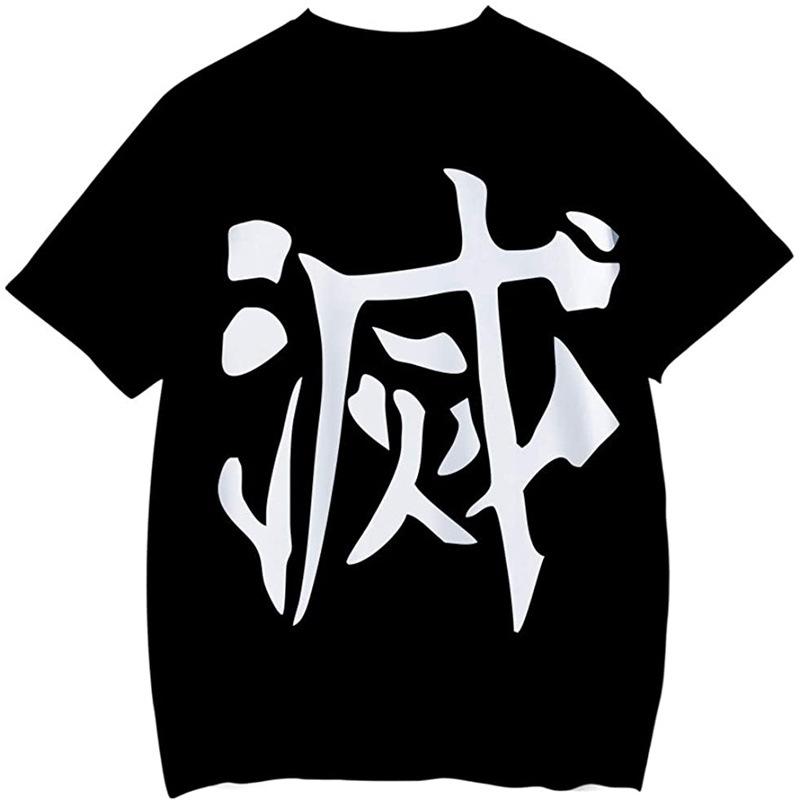 

Летняя новая футболка с короткими рукавами с 3D-принтом для мужчин и женщин, футболка с круглым вырезом и принтом в стиле аниме «Призрак вымирания» 6XL