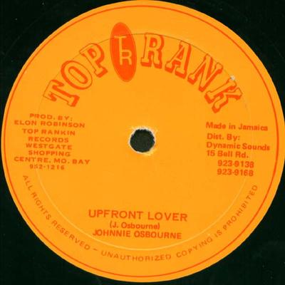 Disque 12 pouces JOHNNY OSBOURNE - Upfront Lover NONE Top Rank Jamaïque Reggae, Ska & Dub Occasion