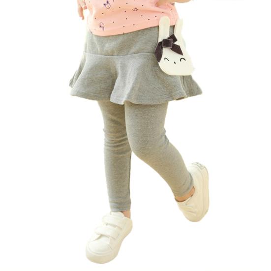 Leggings, weich, elastisch, reine Baumwolle, einfarbig, Mädchen-Leggings für Zuhause