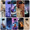 Music Violin Phone Case For Xiaomi Poco F7 Ultra X5 X6 X7 Pro M7 Redmi 15C 15 13C 13 12C 12 10C 10 10A 9 9C 9A 9T Cover Poco X7