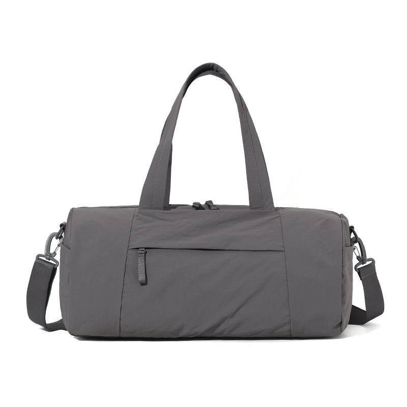 Couple Short-distance Luggage Bag Casual Simple Travel Bag Dry Wet Separation Sports Can Be Used To Pull Rod Fitness Bag