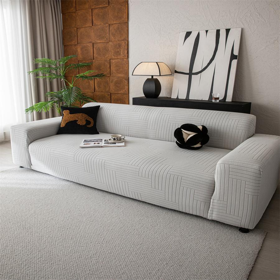 Four Seasons Universal Sofa Cover Sofa Towel Elastic Sofa Cover Non-Slip Dustproof Fabric Sofa Cover 1 Seat (90-140cm)