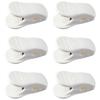 6 Pcs ABS Snack Bag Clip Non Slip Plastic Clips New Plastic Hangers  Snack Bag