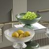 High Feet Living Room Fruit Basket Large Capacity Fruit Tray INS Snack Serving Bowl  Coffee Table