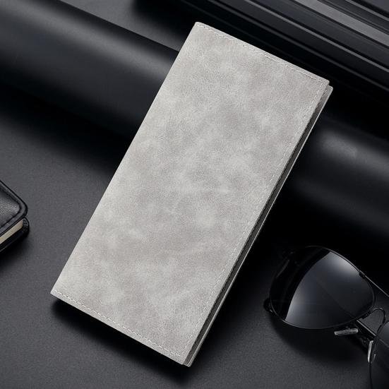 Erkek Bifold Cüzdan Çoklu Kart Yuvalı Uzun Cüzdan Kredi Kartı Tutucu Günlük veya İş Kullanımı için Kimlik Pencereli El Çantası